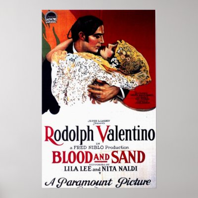 Blood and Sand, Valentino Movie Poster by MaggieMart