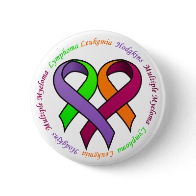 Blood Cancer Awareness Button - 1 by Bloodrelated