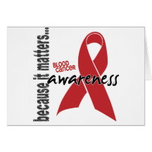 Blood Cancer Awareness Greeting Card