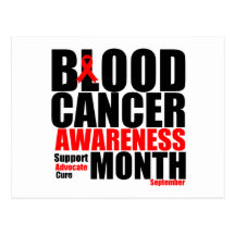 Blood Cancer Awareness Month 6 Postcards