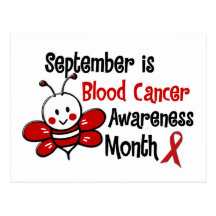 Blood Cancer Awareness Month Bee 1.3 Post Card