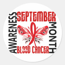 Blood Cancer Awareness Month Butterfly 3.4 Sticker