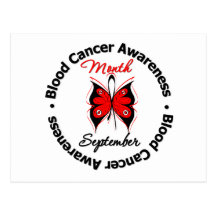 Blood Cancer Awareness Month Butterfly Postcards