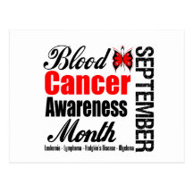 Blood Cancer Awareness Month Butterfly Ribbon Post Cards
