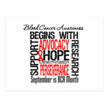 Blood Cancer Awareness Month Butterfly v3 Postcard