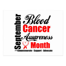 Blood Cancer Awareness Month September Postcards