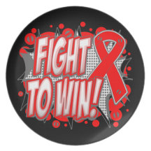 Blood Cancer Fight To Win Party Plate