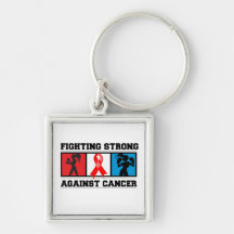 Blood Cancer Fighting Strong Keychains
