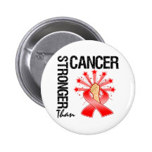 Blood Cancer - Stronger Than Cancer Button