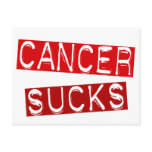 Blood Cancer Sucks 2C postcards