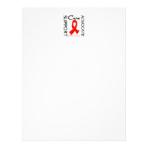 Blood Cancer Support Advocate Cure Custom Letterhead