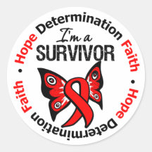Blood Cancer Survivor Hope Determination Faith Sticker