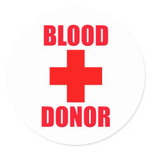 Blood Donor Sticker