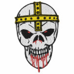 Blood Dripping Skull Embroidered Shirt