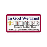 Blood of Jesus Avery Label