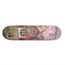Blood of the Church Splatters Custom Skate Board