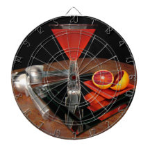 Blood Orange Martini Dartboard