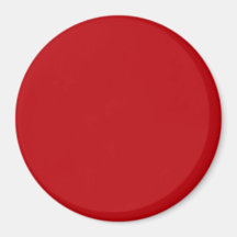 Blood Red Trend Color Customized Template Blank Magnets