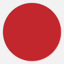 Blood Red Trend Color Customized Template Blank Stickers