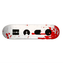 Blood skateboard