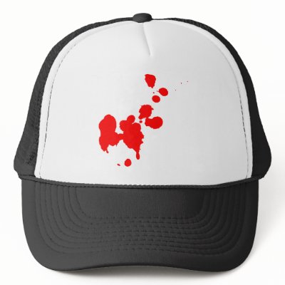 Blood Splatter Hat by MrOldSkool