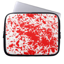 BLOOD SPLATTERED COMPUTER SLEEVE