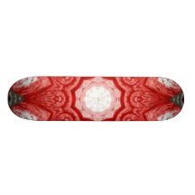 BLOOD SPLATTERED KALEIDOSCOPE! SKATEBOARD DECK