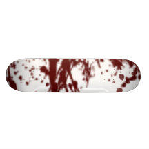 BLOOD STAINED SKATEBOARD DECK