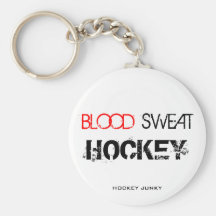 BLOOD SWEAT HOCKEY KEYCHAIN