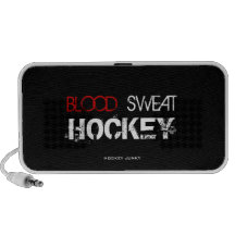 BLOOD SWEAT HOCKEY TRAVEL SPEAKER