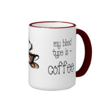 Blood Type Coffee Mug