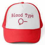 Blood Type O Negative Hat