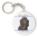 Bloodhound Best Friend Keychain