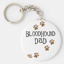 Bloodhound Dad Keychains