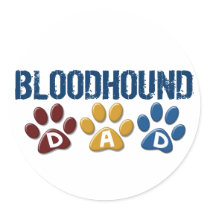 BLOODHOUND DAD Paw Print