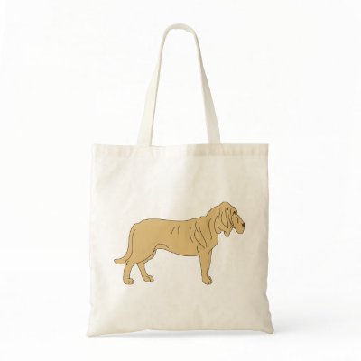 Bloodhound Dog Canvas Bags by intriguingdesigns