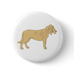 Bloodhound Dog buttons
