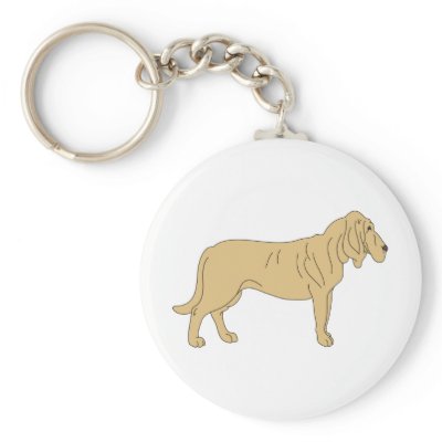 Bloodhound Dog Key Chains by intriguingdesigns