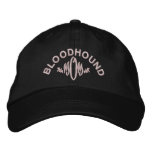 Bloodhound Dog Mom Embroidered Baseball Caps
