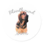 Bloodhound Mom 2 Stickers