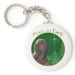 Bloodhound Peace Key Chain