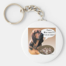 Bloodhound Turkey Keychain