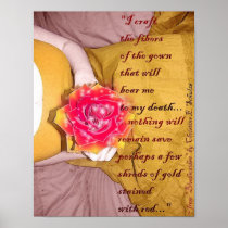 Bloodmaiden (Gold Stained with Red) Poster