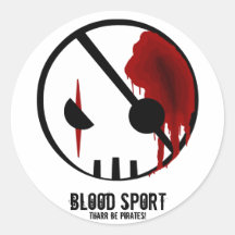 BloodSport: Pirates! Round Stickers