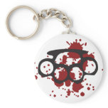bloody brass knuckles key chains