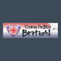 Bloody British bumper stickers