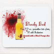 Bloody Bud Drink Recipe Mouse Pads