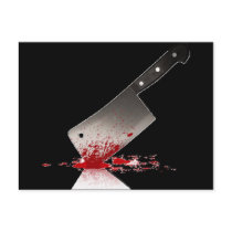 Bloody Cleaver Post Cards