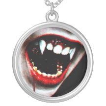 Bloody Drip Vampire mouth Pendant
