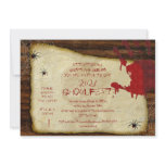 Bloody Hand Halloween Party Invitation